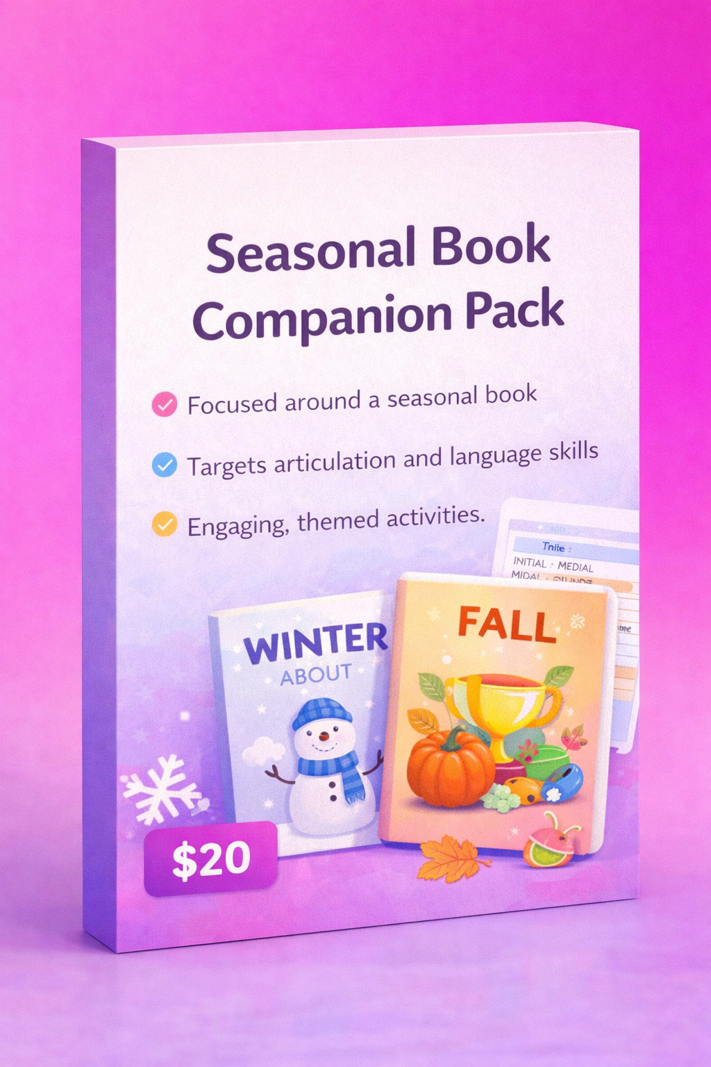 Seasonal Book Companion Pack