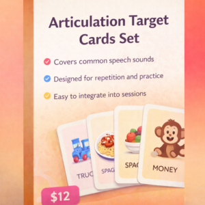 Articulation Target Cards Set